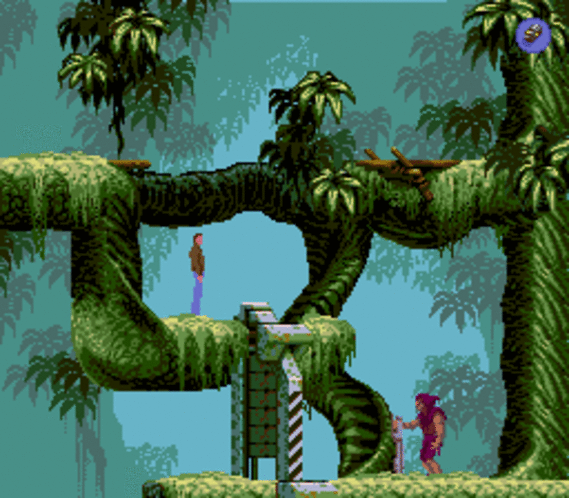 [03/09/2012] So sah das Originalspiel Flashback: Quest for Identity aus. Es erschien 1992 für Amiga, SNES, MS-DOS und viele weitere Plattformen.