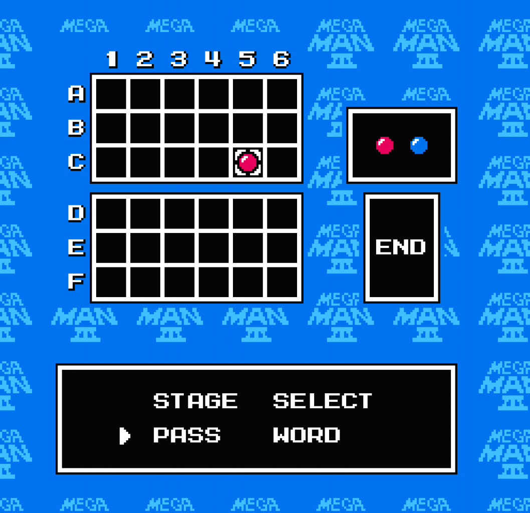 [06/10/2012] So sieht die Passwort-Eingabe bei Mega Man 3 aus