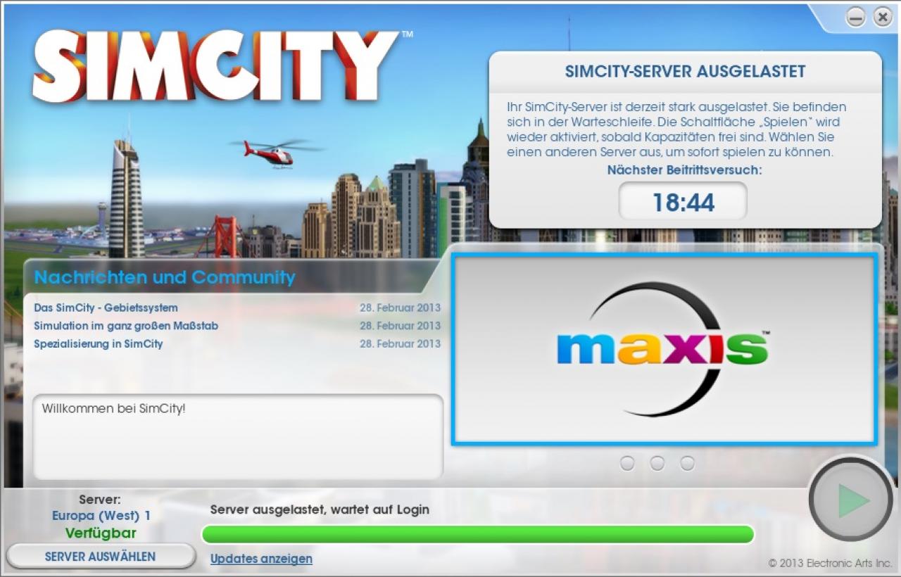 [07/03/2013] SimCity im Gamezone-Test (2)