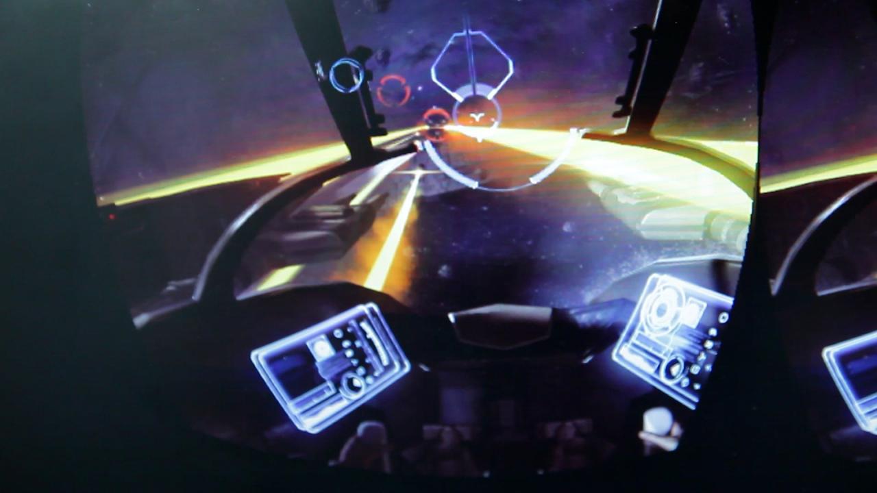 [26/04/2013] Journalisten auf dem Fanfest in Reykjavik, Island spielen erstmals EVE VR für Oculus Rift (4)