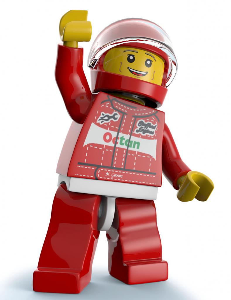 [07/05/2013] Das Rennfahrer-Outfit macht euch zum Vettel auf den Straßen der Lego-City.