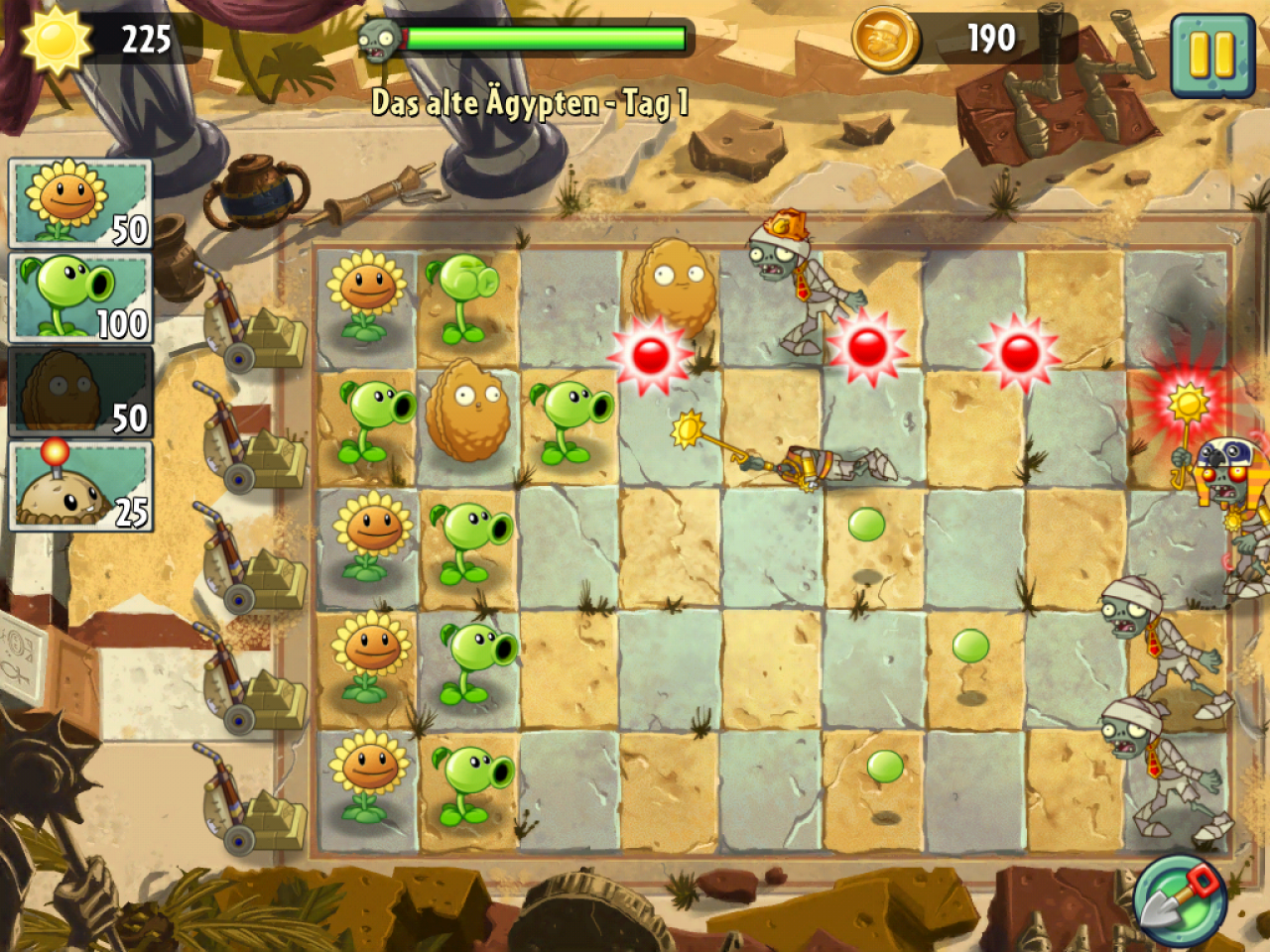 [11/07/2013] Plants vs. Zombies 2: It's about Time im iPad-Test (6)