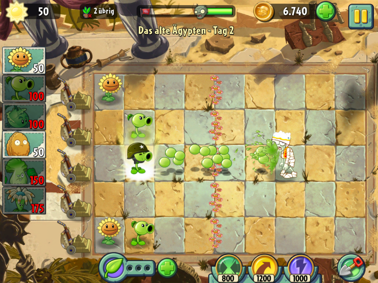 [11/07/2013] Plants vs. Zombies 2: It's about Time im iPad-Test (1)