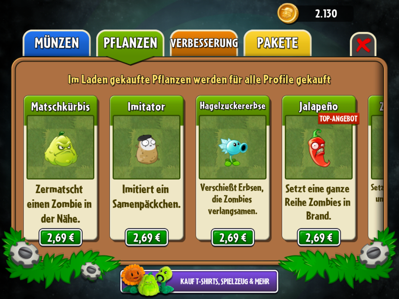 [11/07/2013] Plants vs. Zombies 2: It's about Time im iPad-Test (15)