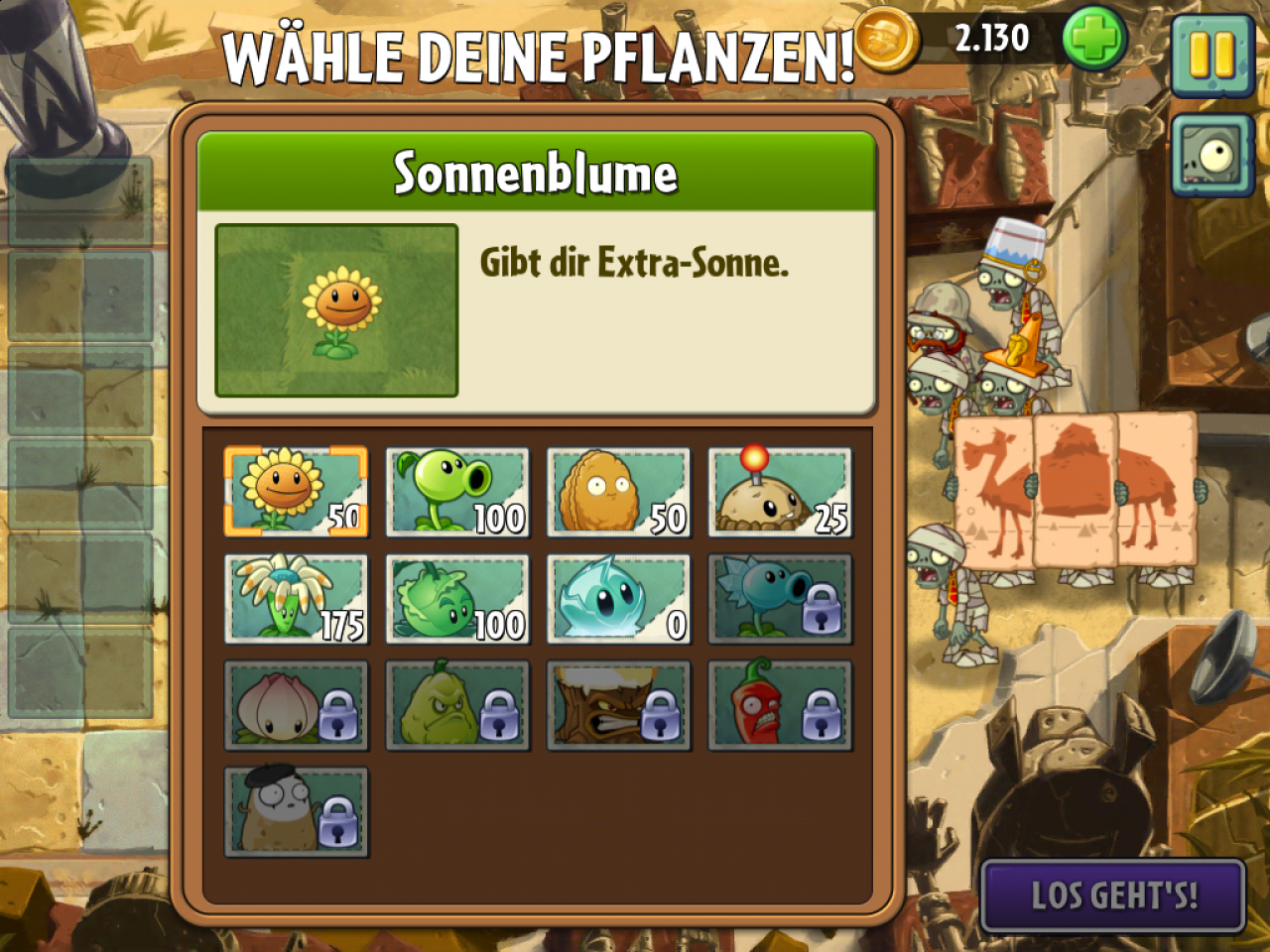 [11/07/2013] Plants vs. Zombies 2: It's about Time im iPad-Test (19)