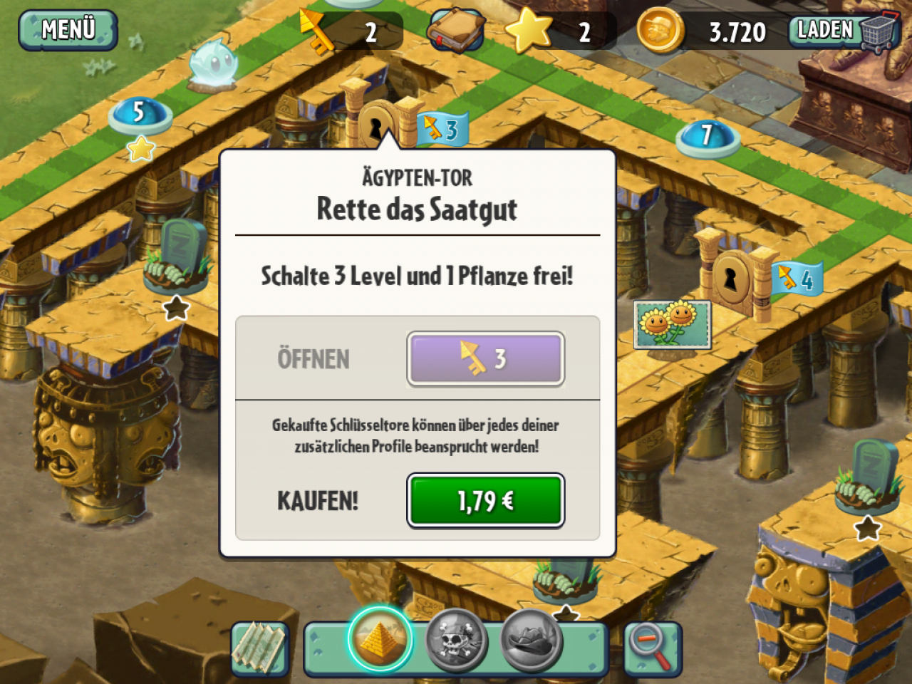 [11/07/2013] Plants vs. Zombies 2: It's about Time im iPad-Test (20)