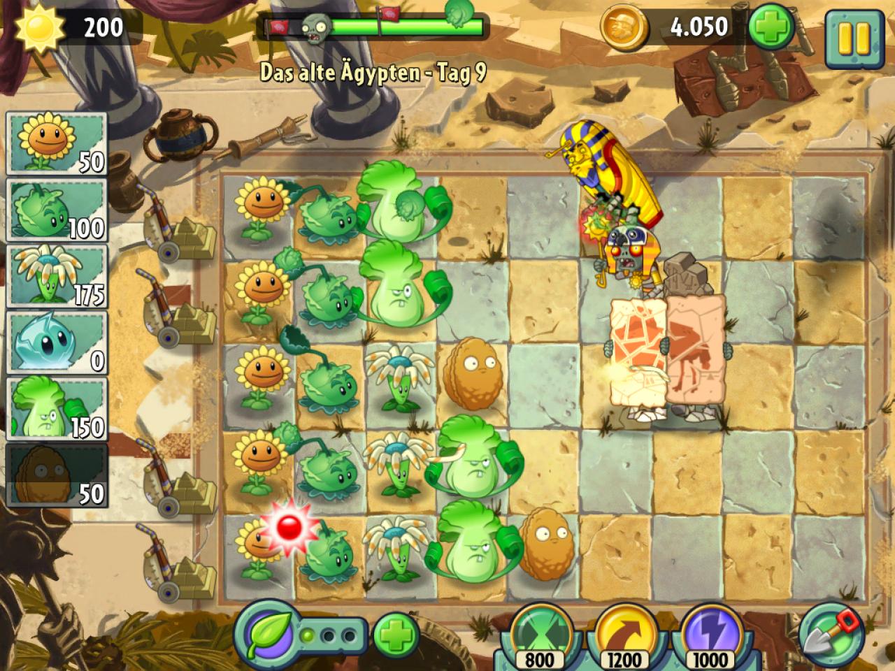 [11/07/2013] Plants vs. Zombies 2: It's about Time im iPad-Test (22)