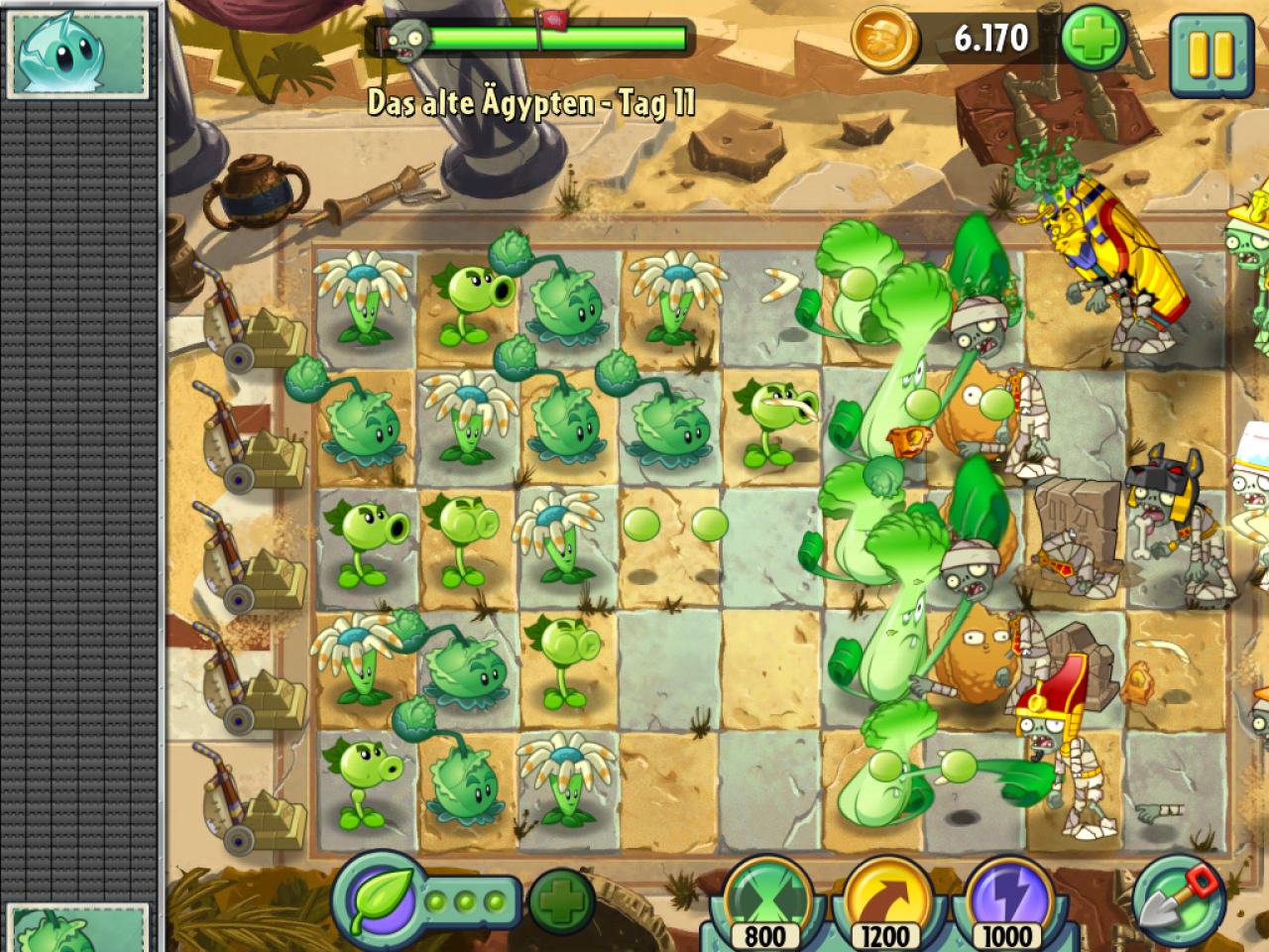 [11/07/2013] Plants vs. Zombies 2: It's about Time im iPad-Test (24)
