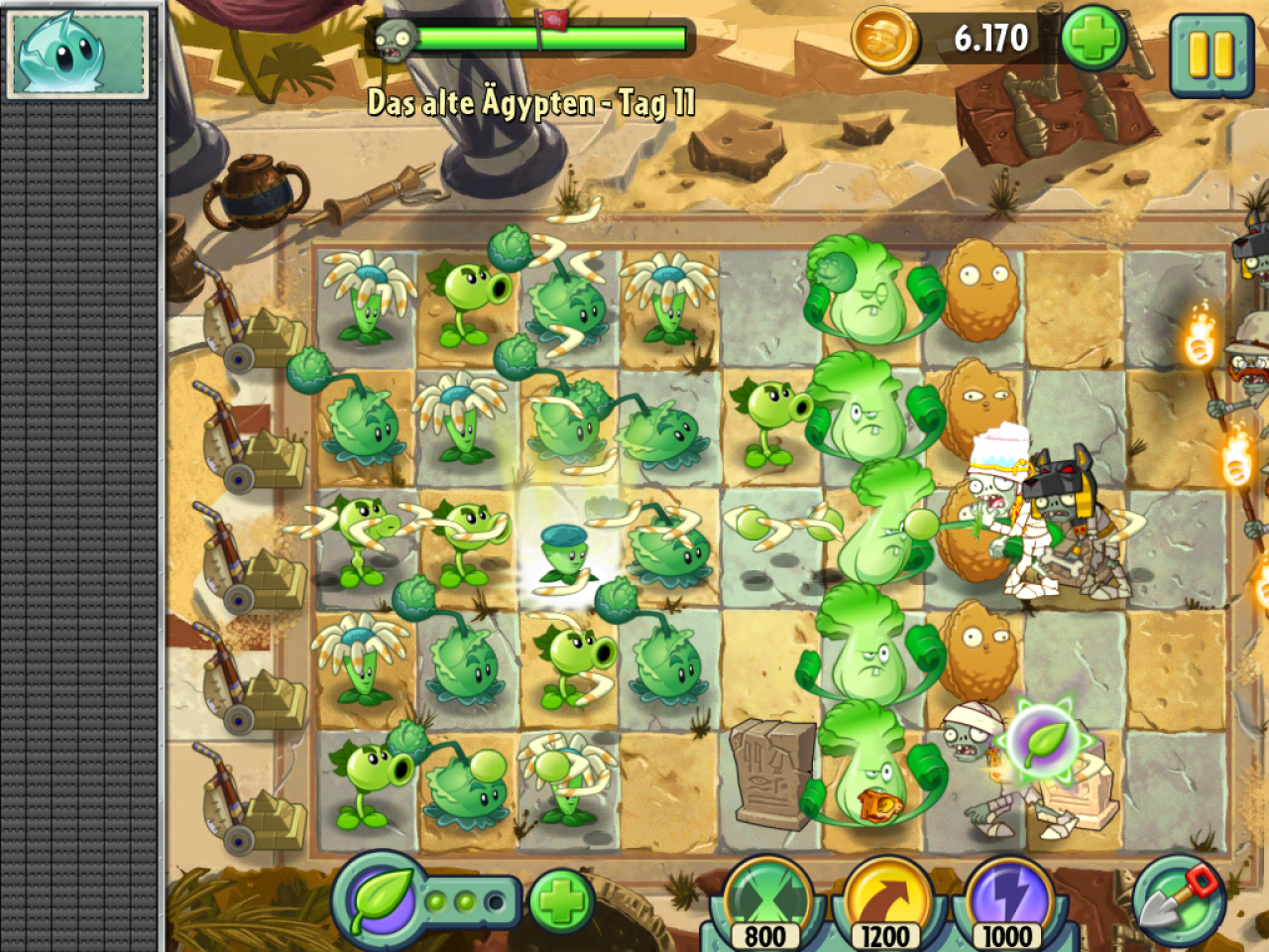 [11/07/2013] Plants vs. Zombies 2: It's about Time im iPad-Test (25)