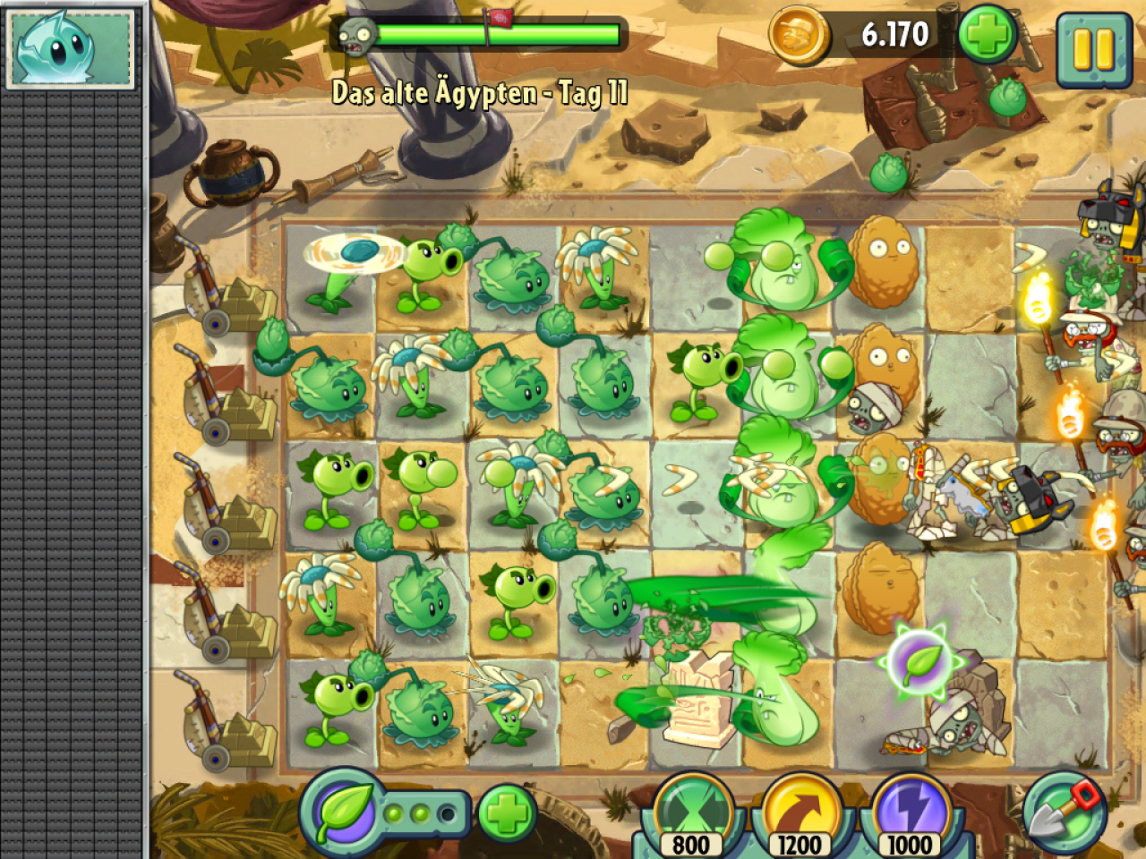 [11/07/2013] Plants vs. Zombies 2: It's about Time im iPad-Test (26)