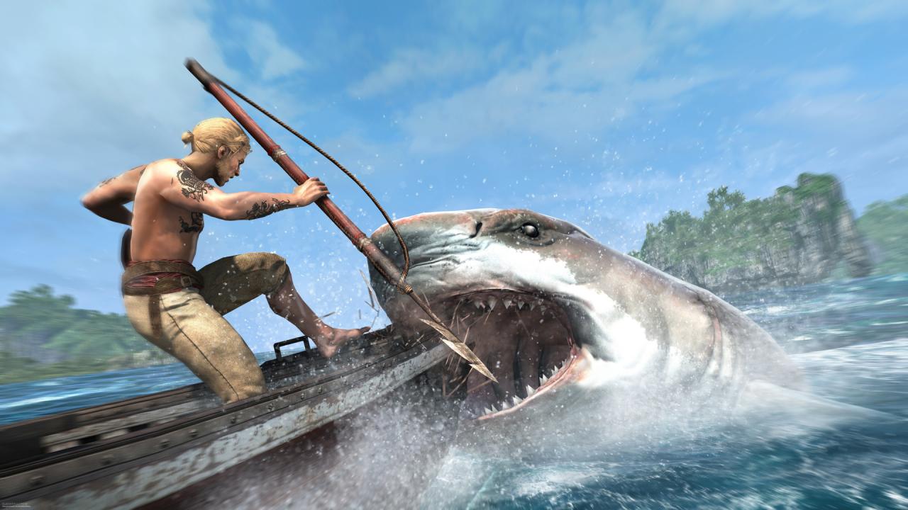 [23/07/2013] Perverse Tierquälerei: Kenway muss Ressourcen sammeln, um neue Objekte herzustellen. Haie und Wale harpuniert man in einem blutigen Minispiel und quält die Tiere minutenlang bevor sie sterben.
