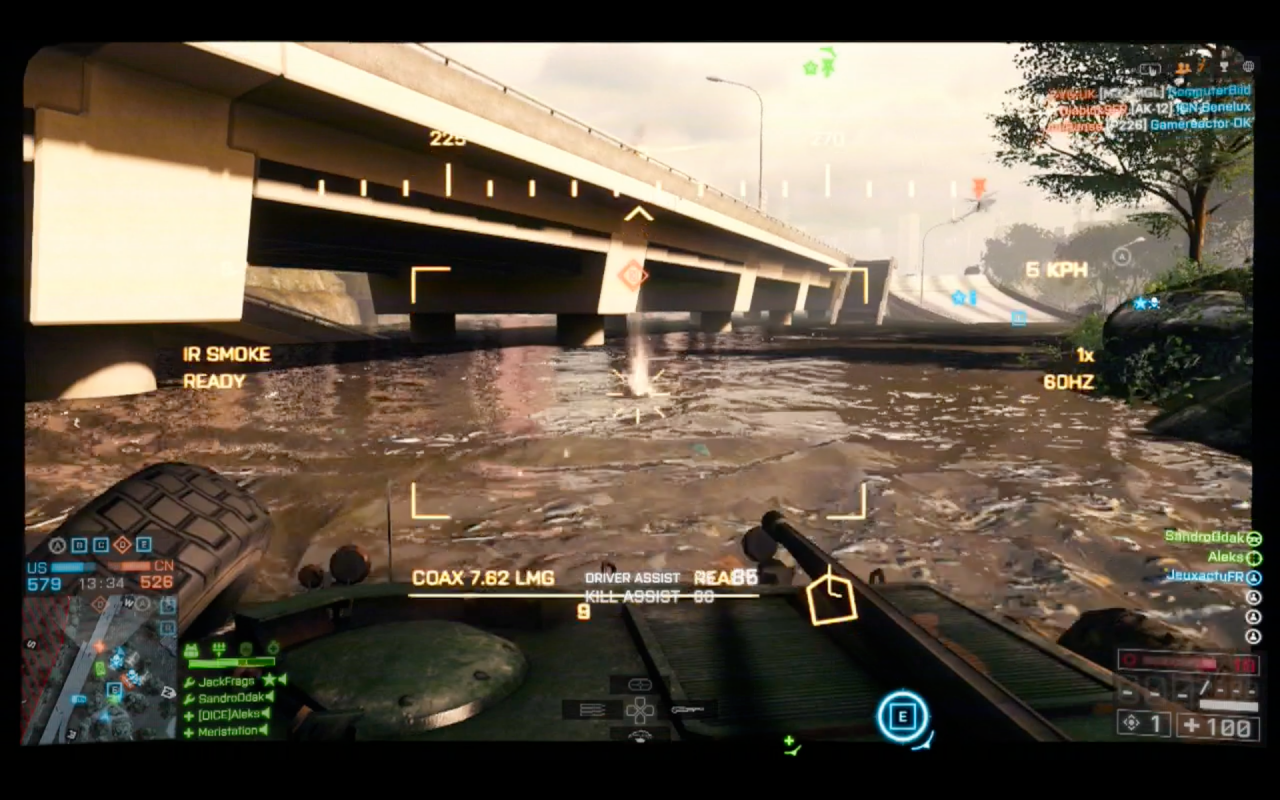 [29/10/2013] Battlefield 4 im Test: Die Karte Flood Zone versinkt im Wasser.