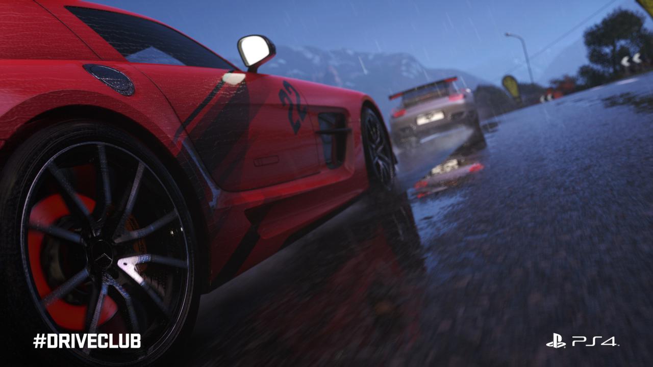 [11/06/2014] Auf der E3 2014 präsentierten Entwickler der Evolution Studios eine frühe Version des Wettersystems von Driveclub für PS4.