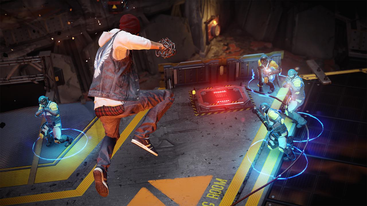 [13/08/2014] Nur wer den Download hat, darf Delsin Rowe in den Arenakämpfen spielen.