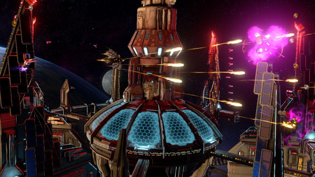 [17/08/2014] Solche Arcade-Shooter Sequenzen sind rar und lockern das Gameplay auf.