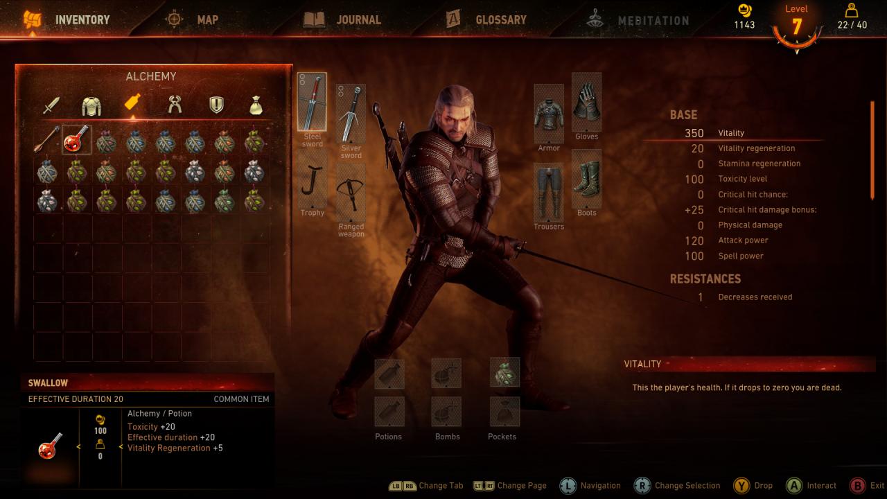 [13/08/2014] Erstmals zeigt CD Projekt RED das Inventar - ein Herzstück des Spiels.