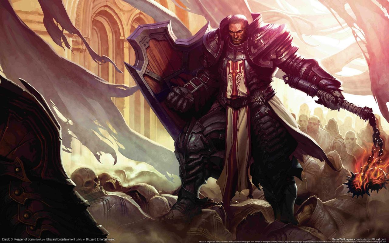 Ein Templer-Charakter in Diablo 3: Reaper of Souls