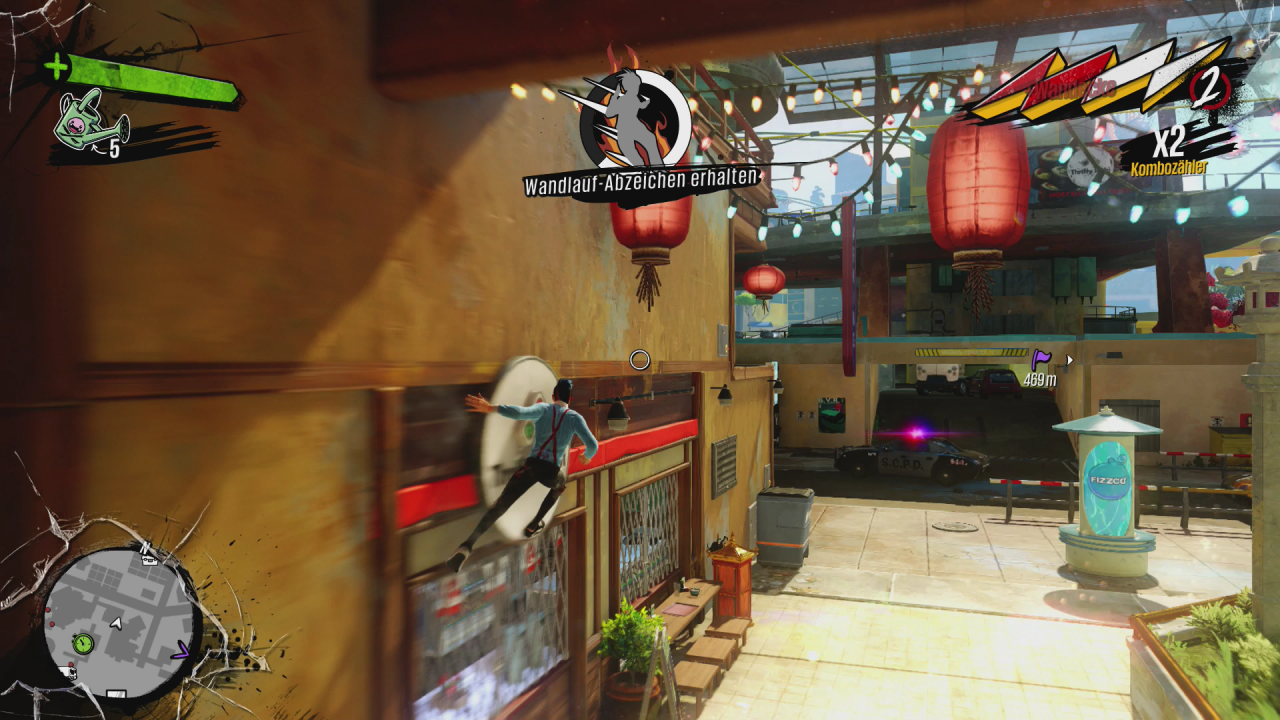 [24/10/2014] Wallrun, grinden und abhängen: Sunset Overdrive macht in Bewegung viel Laune.