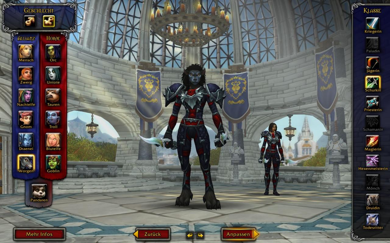 [15/10/2014] Die Worgen kamen als neues spielbares Volk mit der Cataclysm-Erweiterung ins Spiel.&nbsp;
