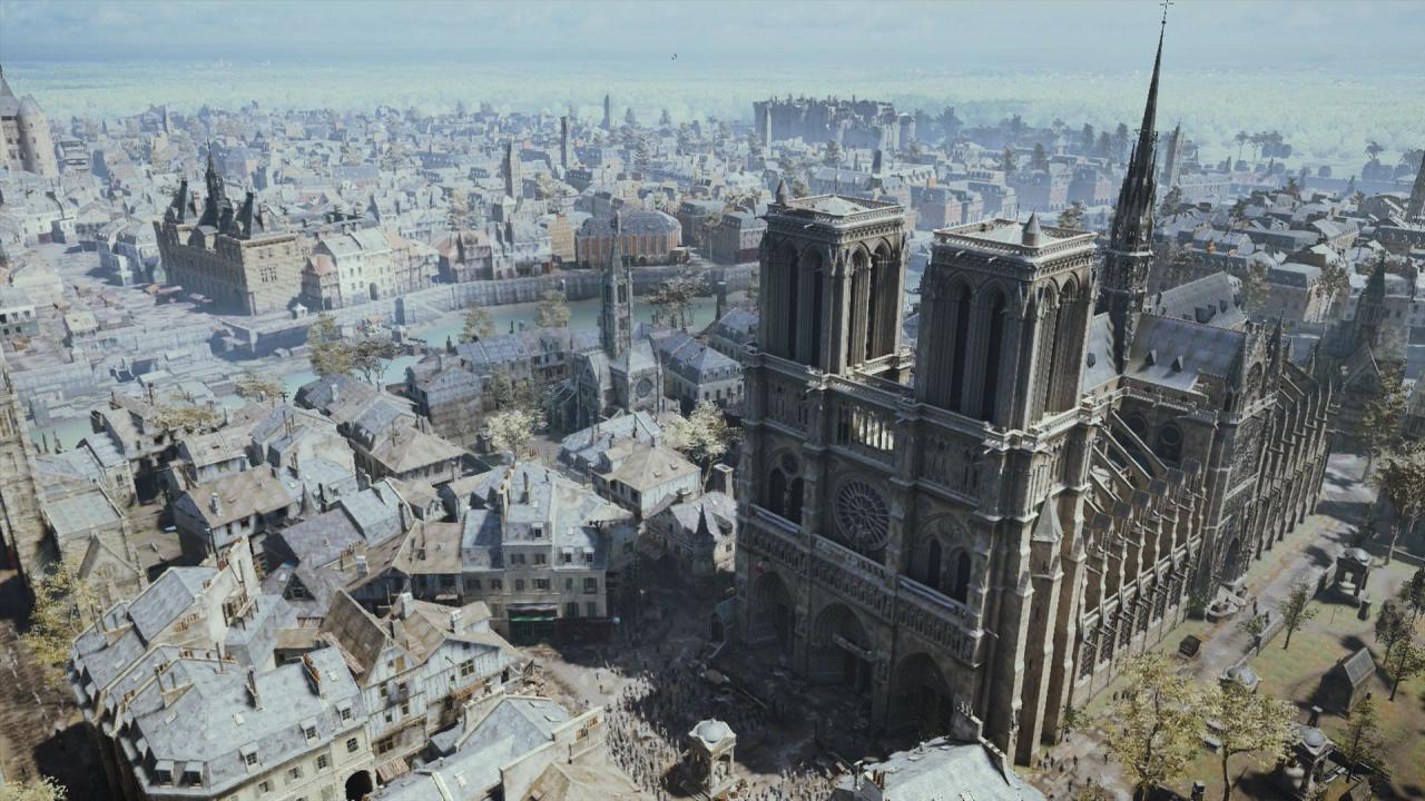 [11/11/2014] Die historische Spielwelt ist in jedem Assassin's Creed unglaublich atmosphärisch und detailreich. So wie hier in Assassin's Creed: Unity. Damit das Gameplay rund wird, halten sich die Entwickler aber nicht immer an jedes Detail.