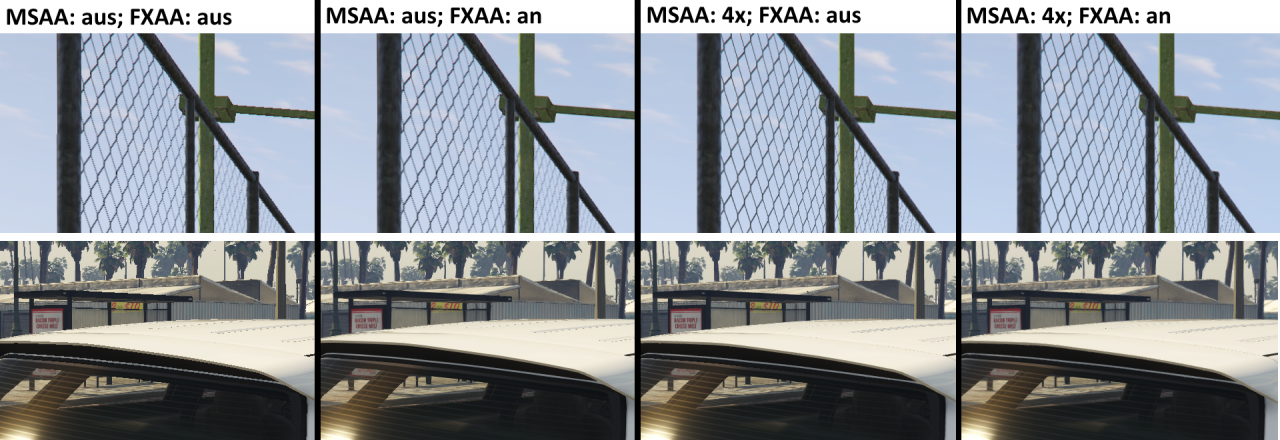 FXAA MSAA bei GTA V