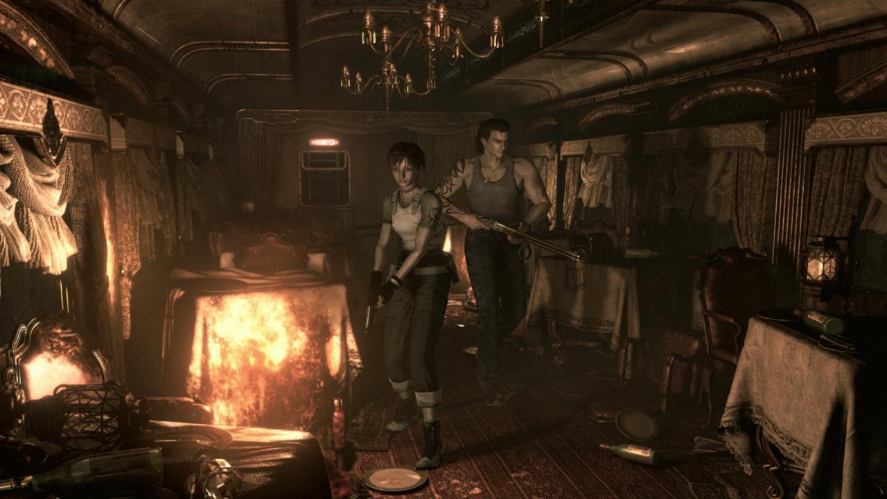 Billy Coen und Rebecca Chambers in Resident Evil Zero.