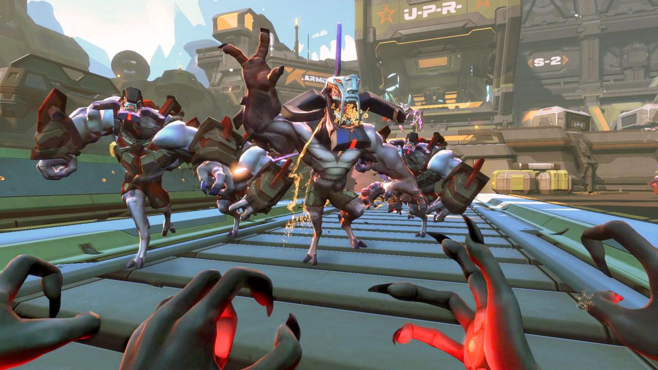 [12/06/2015] Vom Gameplay her erinnert Battleborn an den Vorgänger Borderlands: Die Gefechte machen einfach nur Laune und gehen schnell von der Hand.