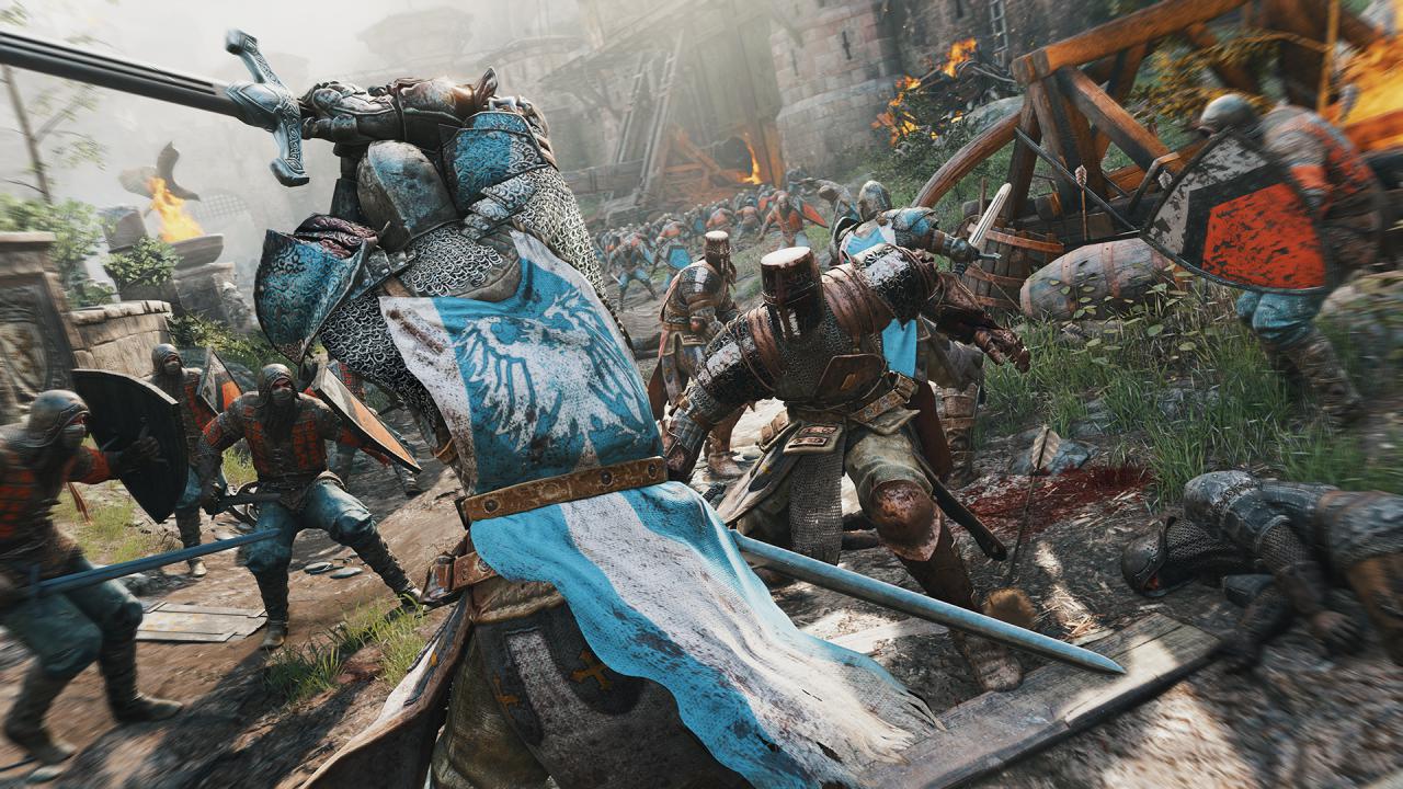 Groß inszenierte Nahkampfschlachten und Belagerungsszenarien sind das zentrale in Ubisofts Mittelalterspektakel.