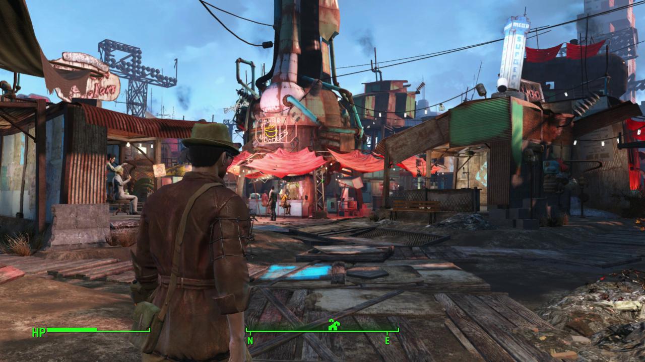 [09/11/2015] In Diamond City sucht ihr Händler auf oder begebt euch zu einem Arzt.