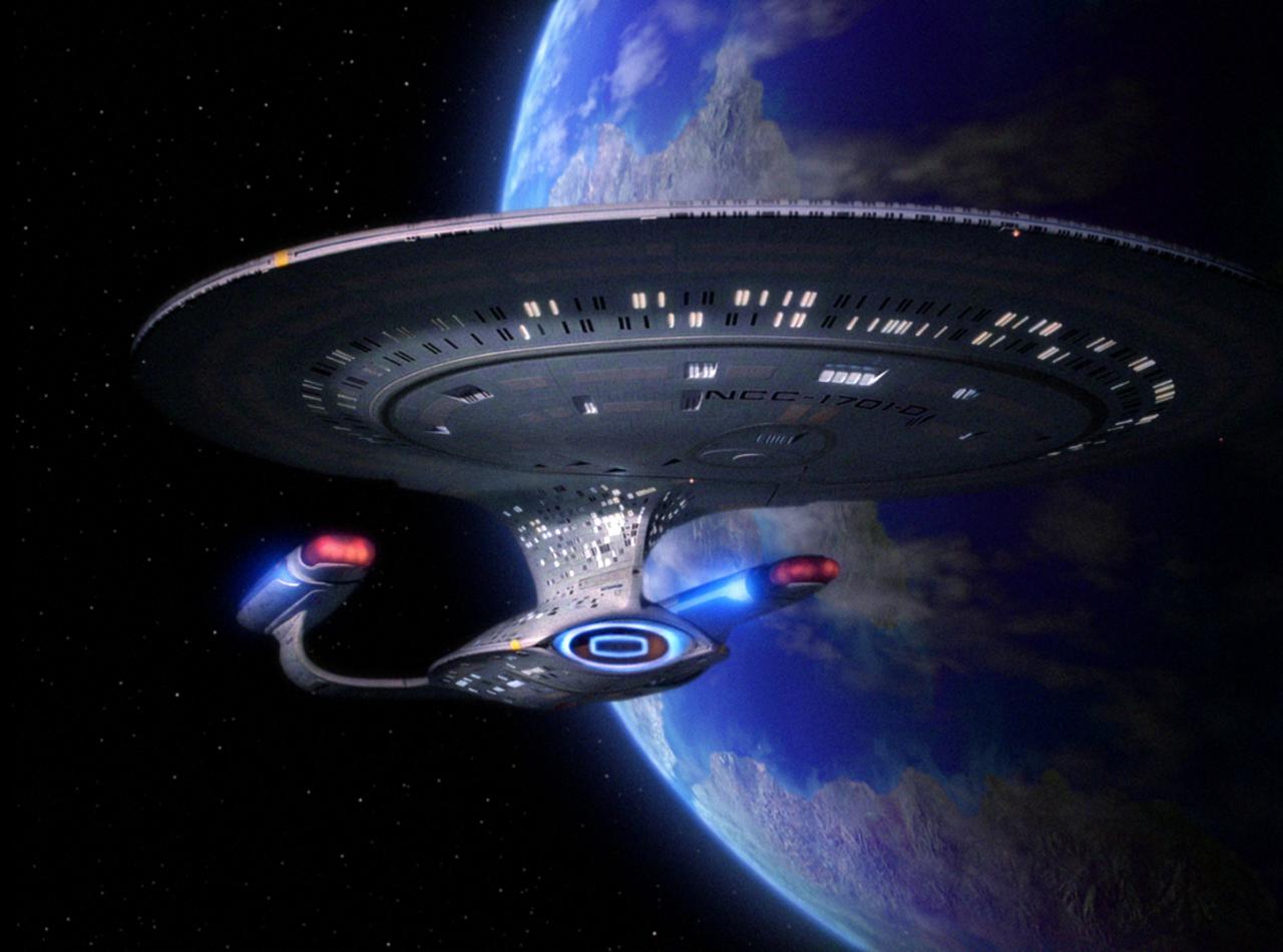 Die Enterprise aus Star Trek: The Next Generation 