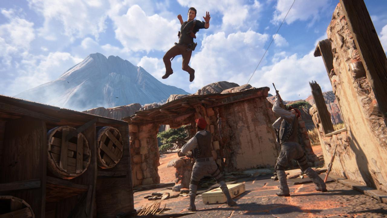 [04/04/2016] In Uncharted 4 läuft Serienheld Nathan Drake zu absoluten Höchstform auf. Da hat die Söldnertruppe von Shoreline einfach keine Chance.