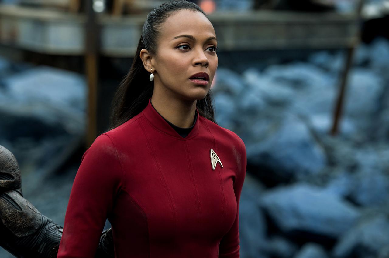 Zoe Saldana in Star Trek
