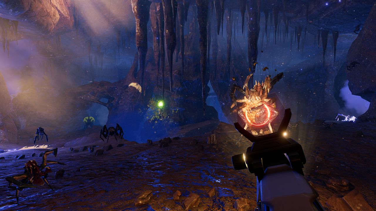 [14/06/2016] Im VR-Shooter Farpoint ist der Spieler auf einem fremden Planeten abgestürzt und muss ums Überleben kämpfen.