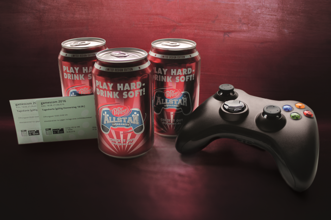 [22/06/2016] Celebrate the games - Mit Dr Pepper zur gamescom 2016