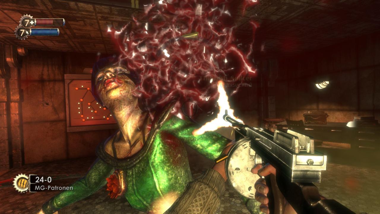 [20/09/2016] Ja, auch in der Welt von BioShock geht es ganz schön blutig zur Sache.