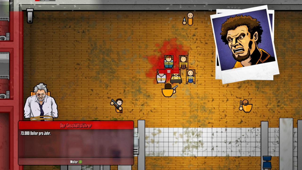 [19/09/2016] Prison Architect behandelt das Gefängnis-Thema mit der nötigen Ernsthaftigkeit, den einen oder anderen Gag gibt's aber natürlich trotzdem.