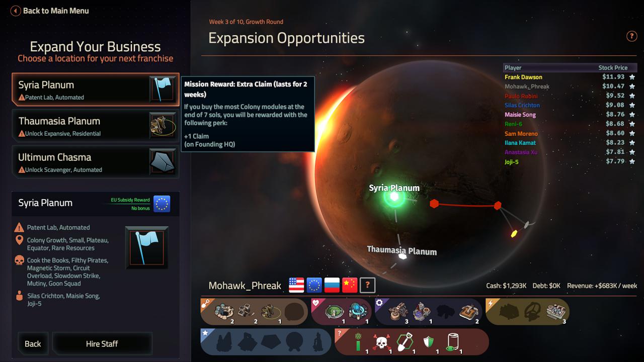 [31/10/2016] Offworld Trading Company (Mohawk Games)