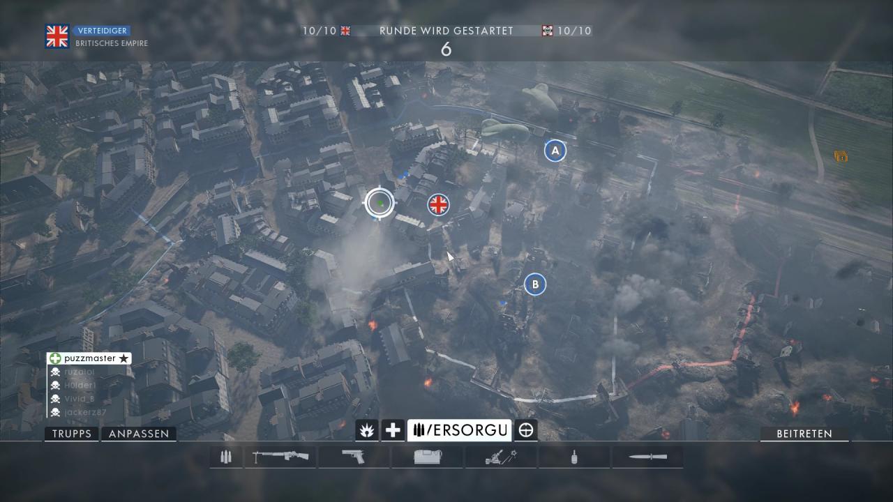 [11/11/2016] Battlefield 1: Operation Kaiserschlacht - Vororte von Amiens: Sektor 1