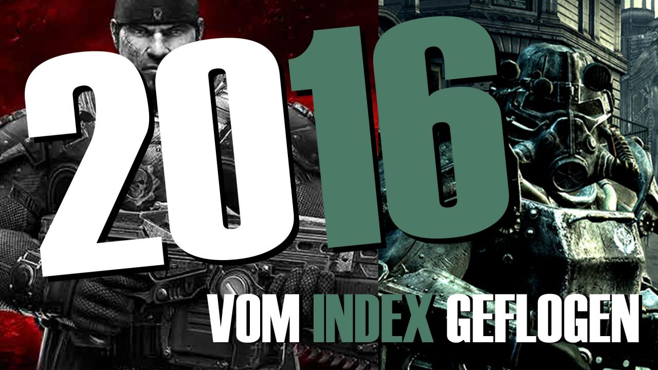 [20/12/2016] Runter vom Index: Diese Spiele flogen 2016 von der Liste der jugendgefährdeten Medien.