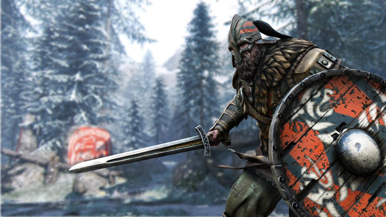 For Honor: War Warlord mit seinem Schild.