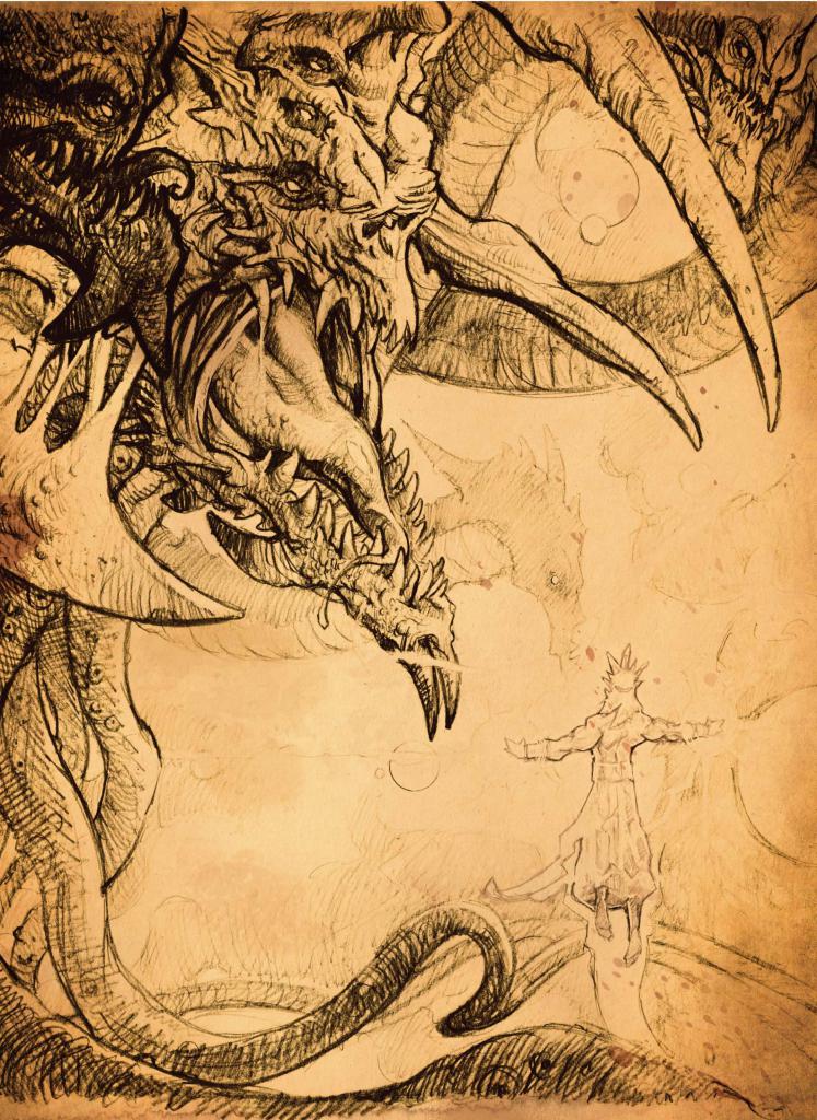 [23/12/2016] Eine Darstellung von Anu und Thatamet aus dem Book of Cain.
