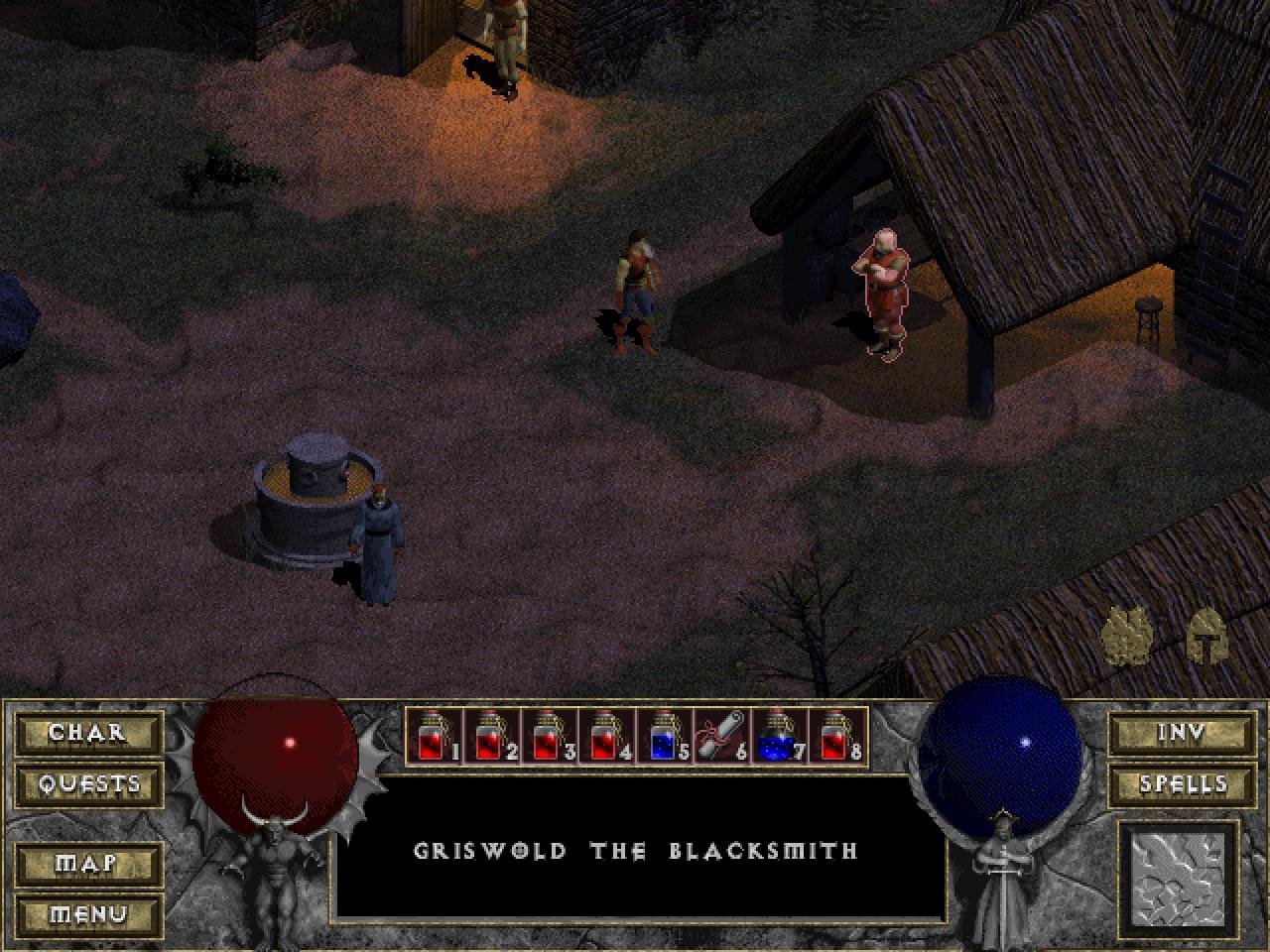 [23/12/2016] Diablo von 1996: Im Dorf Tristram nahm das Abenteuer seinen Lauf.
