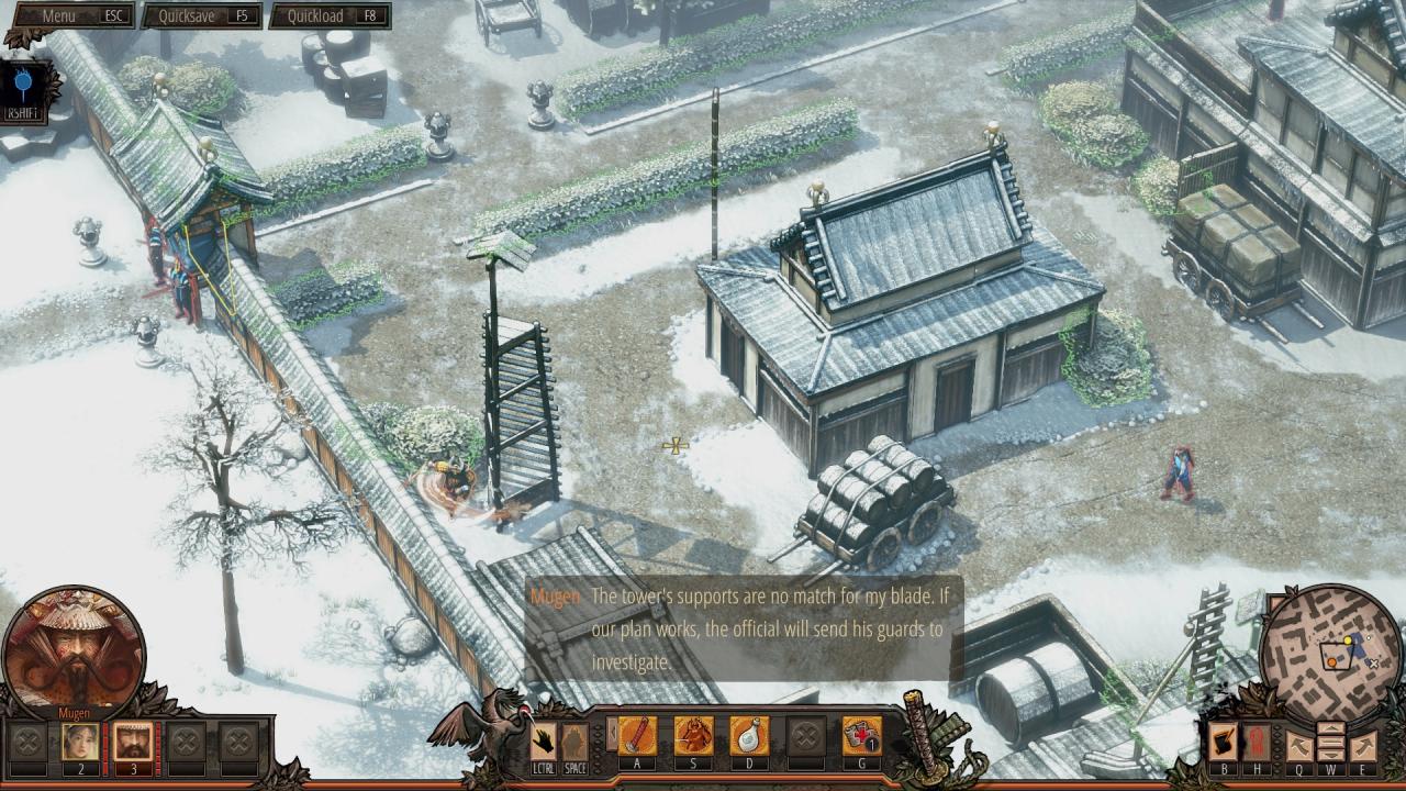[06/12/2016] Mission 3: Sobald Mugen einen der Türme zerstört, verlassen die Samurai ihre Posten.
