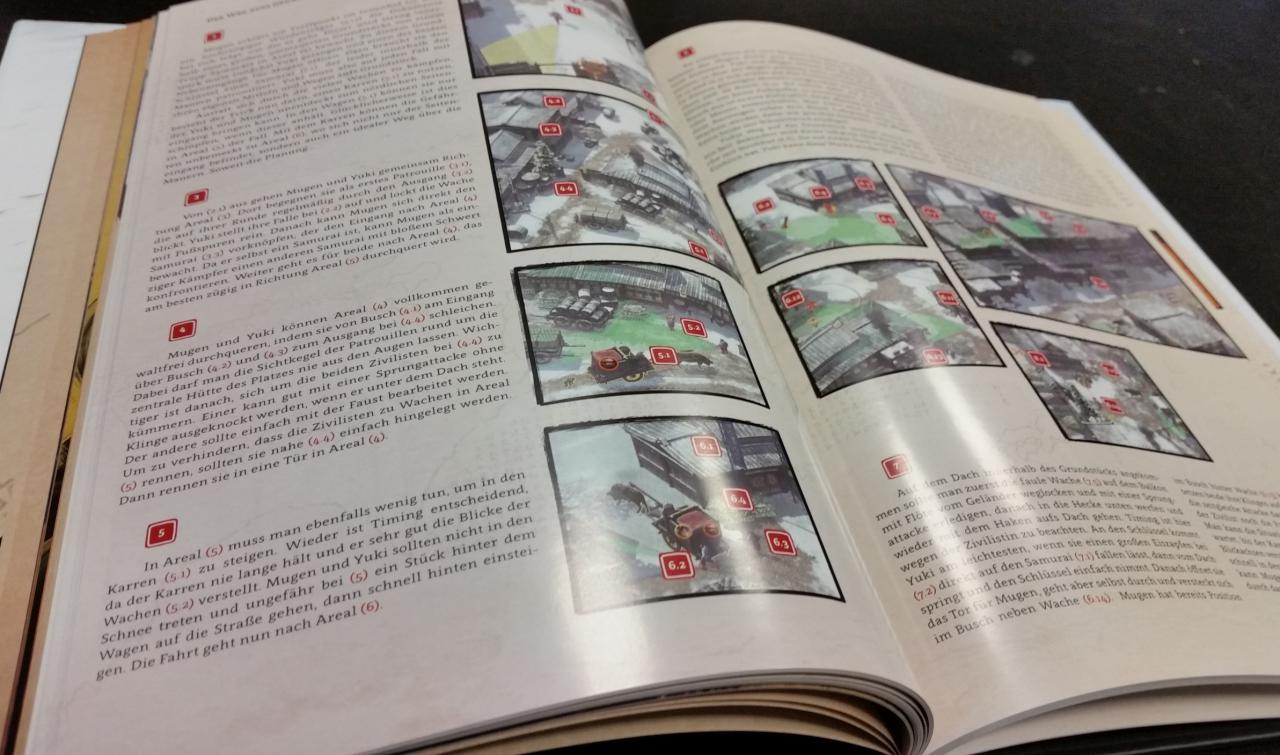 [07/12/2016] Ein großer Teil des Artbooks ist für eine detaillierte Komplettlösung mit Screenshots und Einzeichnungen reserviert.