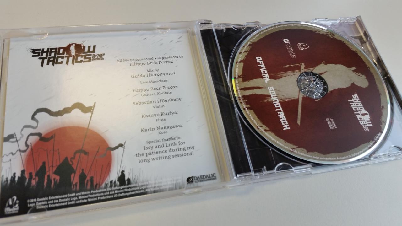 [07/12/2016] Die Soundtrack-CD enthält 24 Tracks mit über einer Stunde Laufzeit.