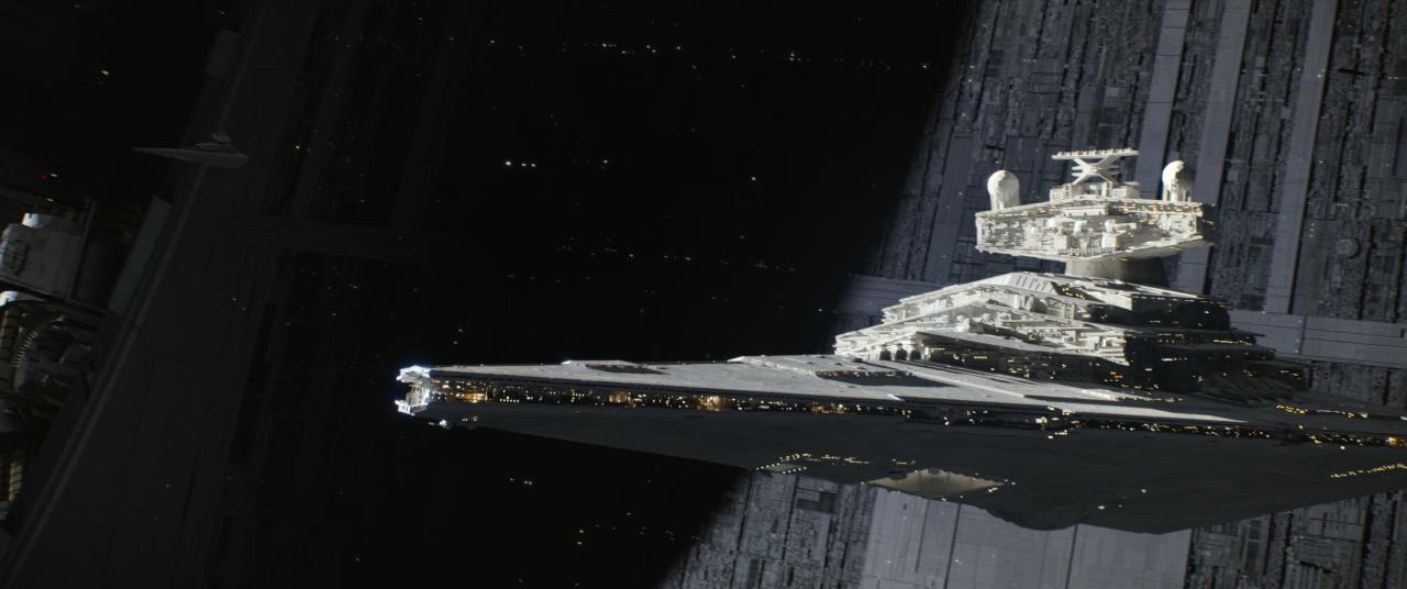 Sternenzerstörer in Rogue One.