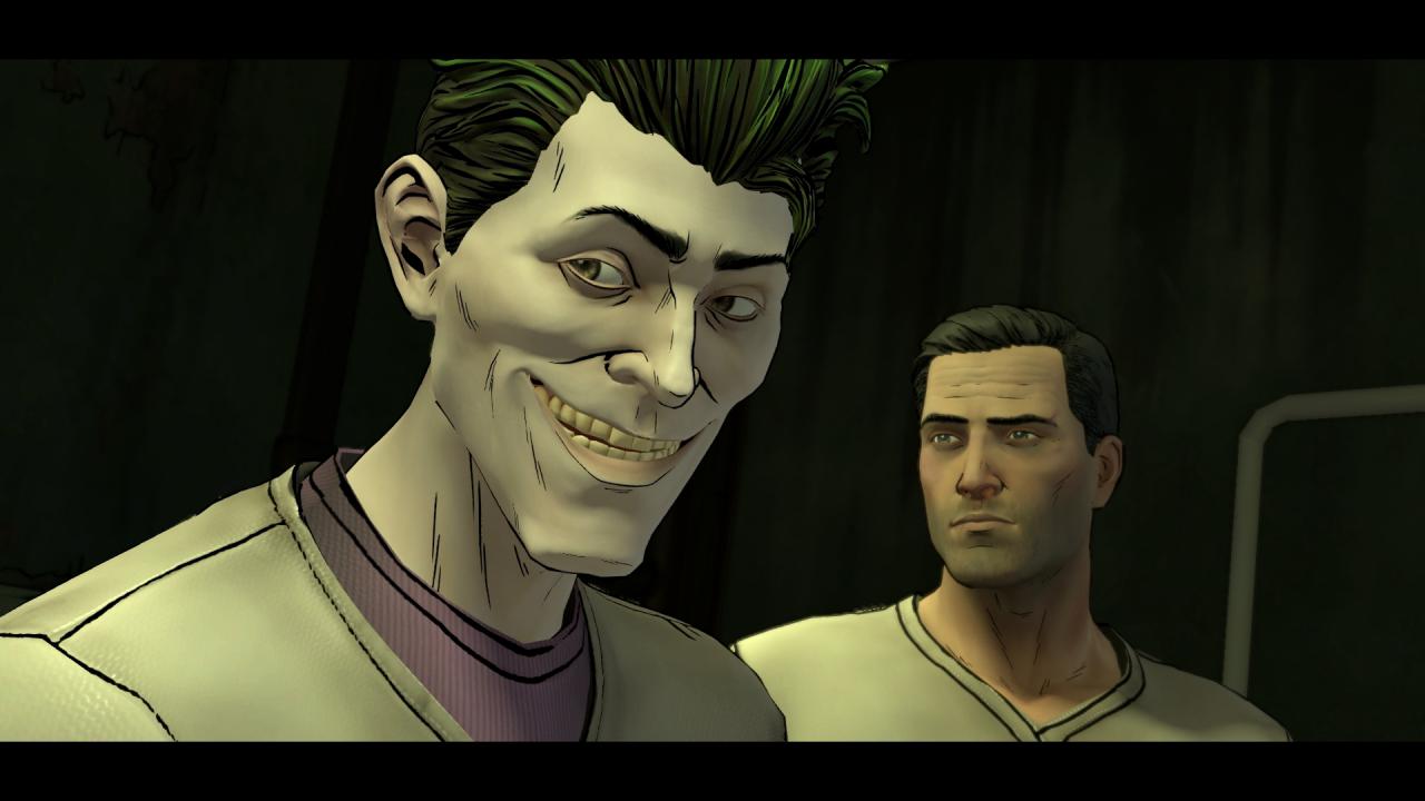 [03/01/2017] Der Joker bekommt nur einen kurzen Auftritt spendiert. Telltale hebt sich den Clown offensichtlich für Staffel 2 auf.