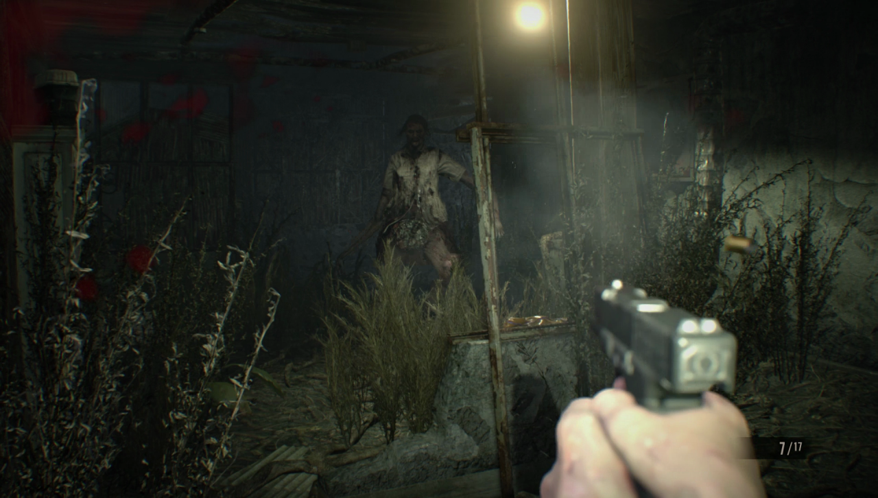 [23/01/2017] Mami ist sauer: Die Bosse von Resident Evil 7 sind abwechslungsreich gestaltet und erfordern eine jeweils angepasste Vorgehensweise.