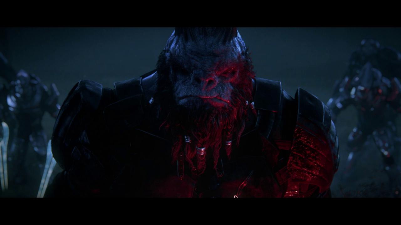 [17/02/2017] Unser Gegenspieler Atriox bleibt leider blass und eindimensional. Seine kraftlosen Drohungen helfen da auch nicht weiter. (PC)