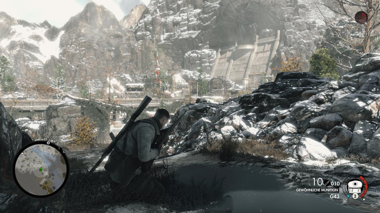 [13/02/2017] Die Landschaften von Sniper Elite 4 sehen nicht nur recht gut aus, sondern bieten insgesamt auch viel Abwechslung. Wir sind zum Beispiel in den Alpen, in sizilianischen Dörfern und Klöstern unterwegs.